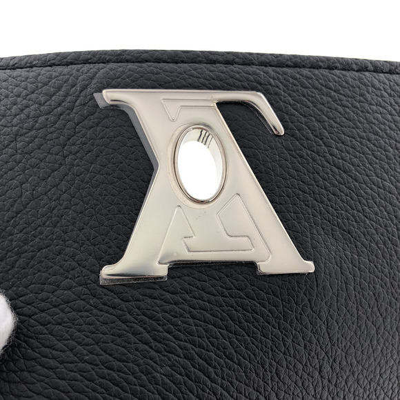 Louis Vuitton Lock Me Backpack Rucksack Noir Black Silver Hardware - Picture 7 of 12